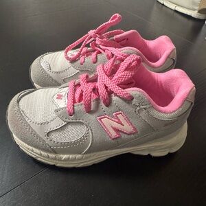 New Balance Kids' Sneakers in Pink and Gray
